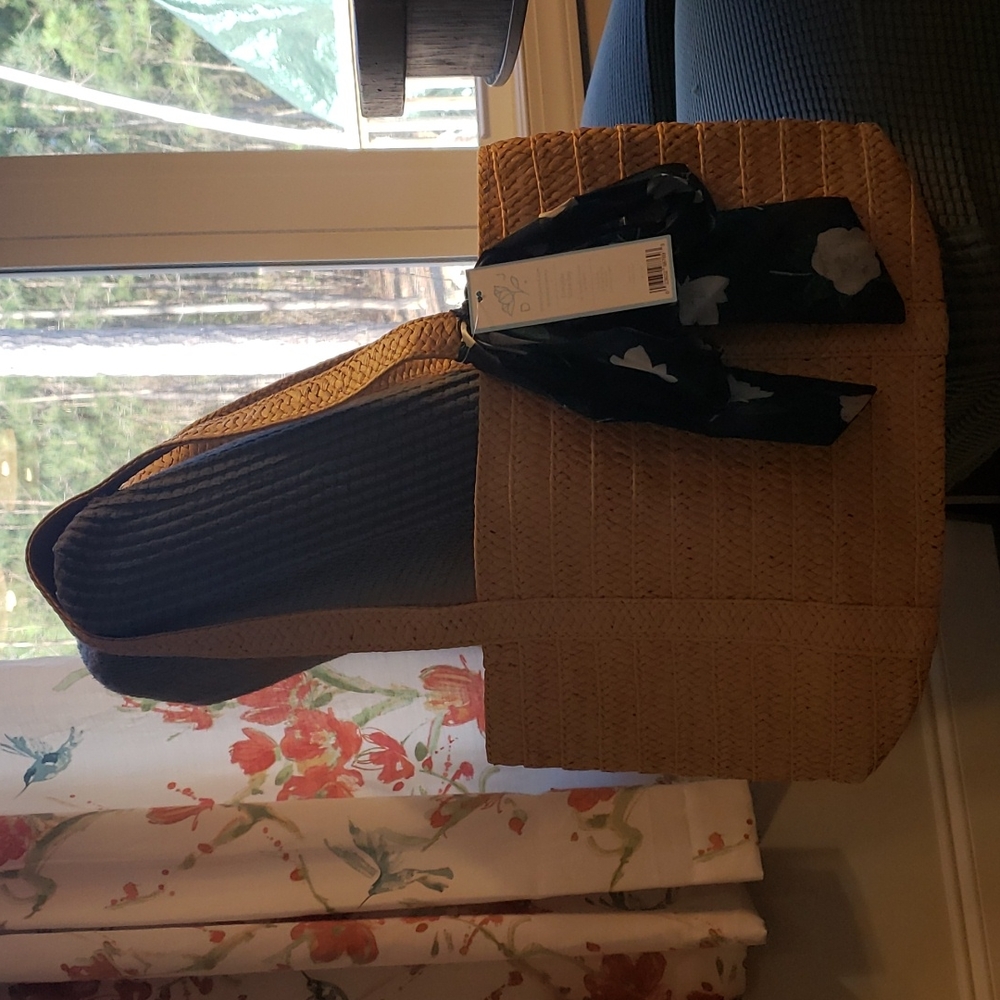 Draper James straw bag